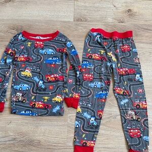 Little Sleepies Cars Pajama Set 4T